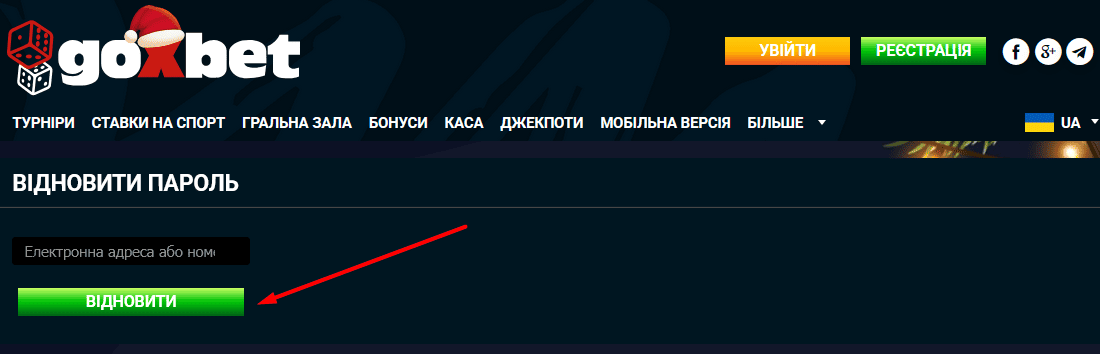 Можливі проблеми з входом у Goxbet та їх вирішення
